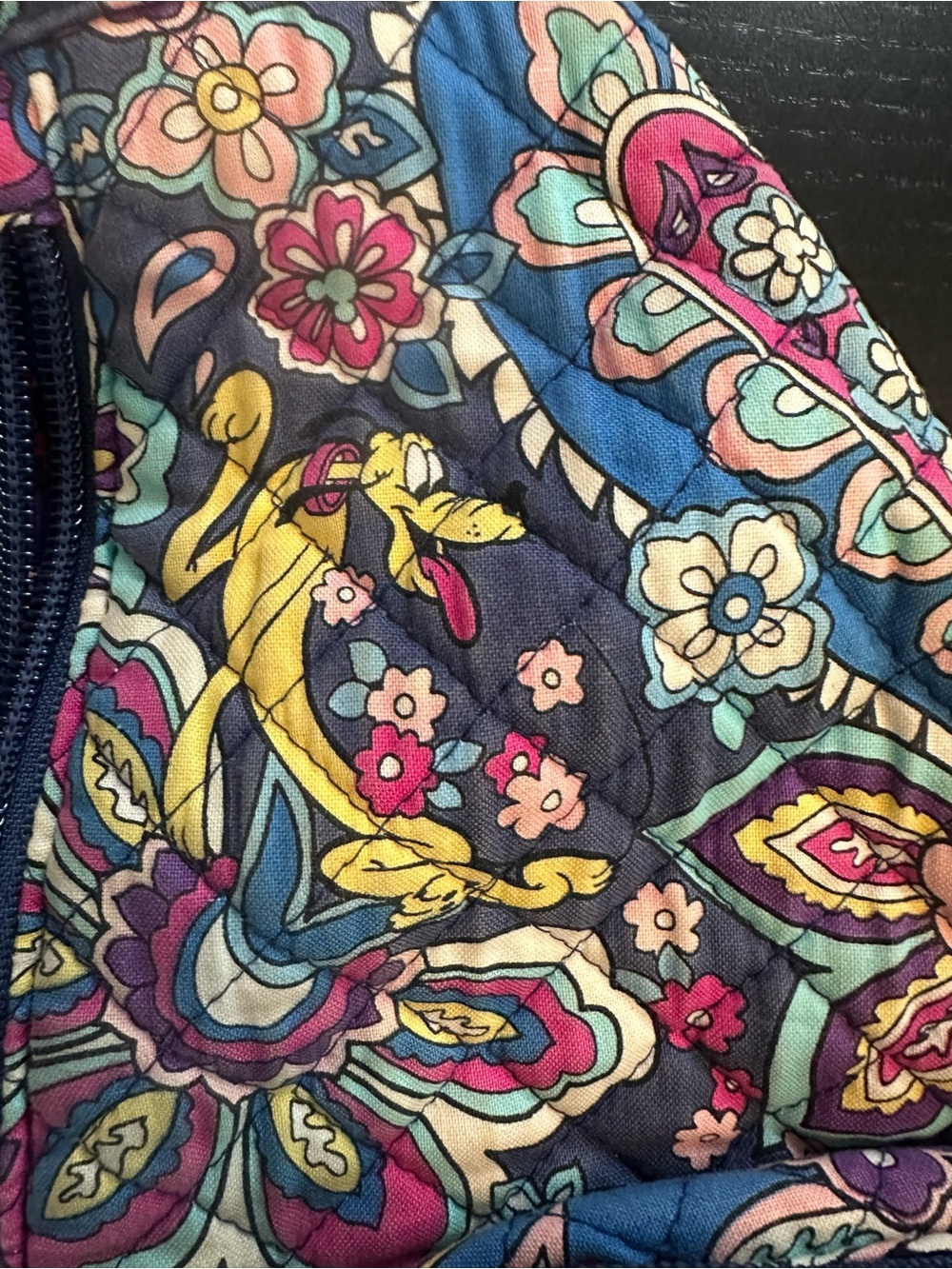 Vera Bradley Disney Sensational Six Paisley Sling Bag Backpack - Picture 6 of 7